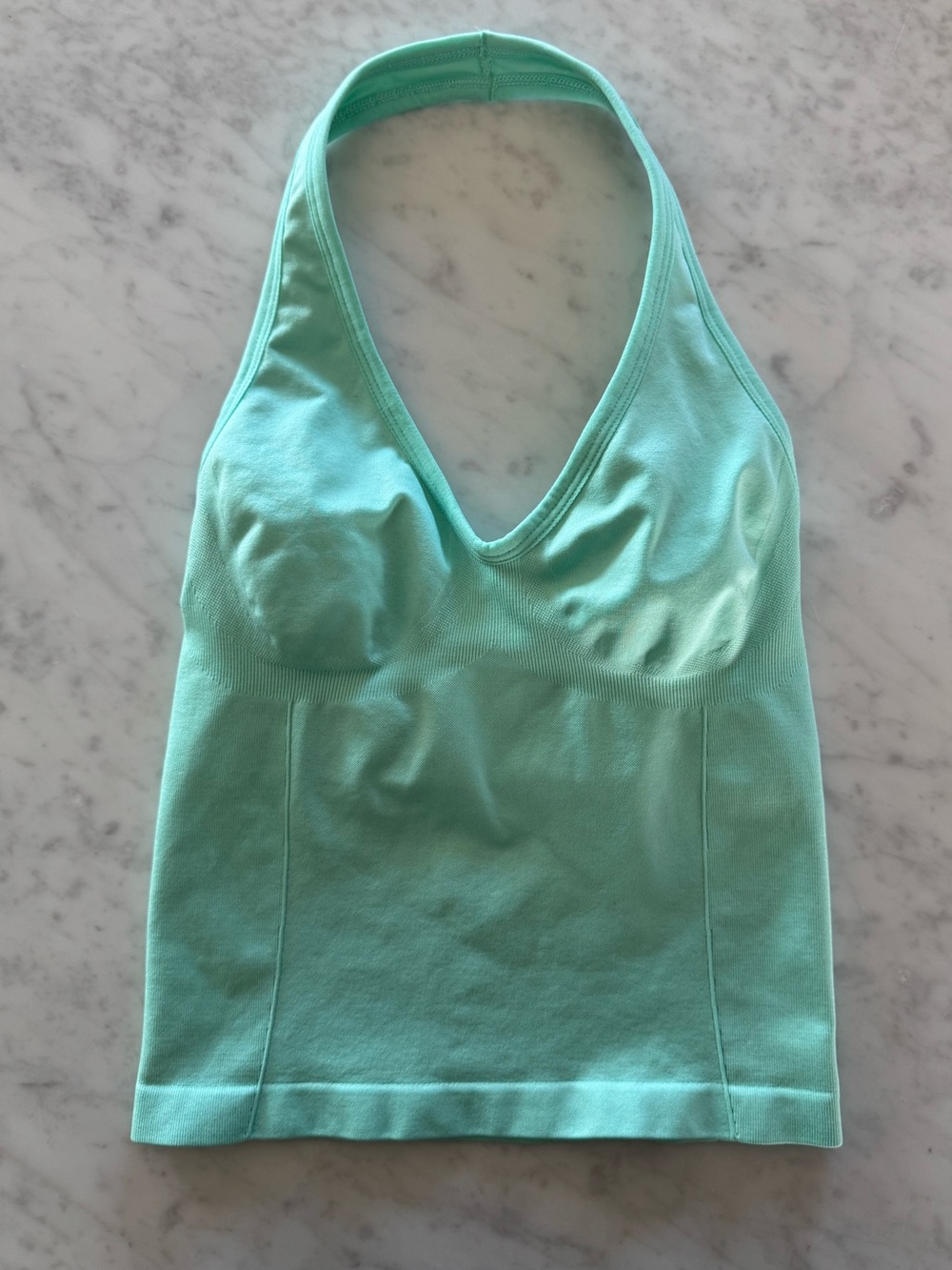SET - bo & tee halter top, sports bra, & biker shorts - Picture 14 of 16